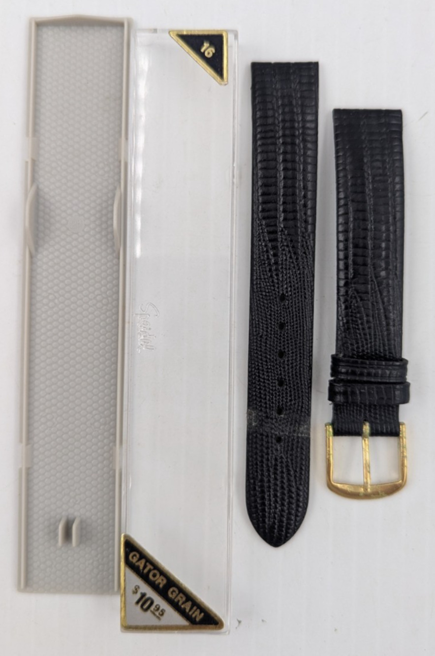 Speidel Leather Gator Grain Watch Strap Band